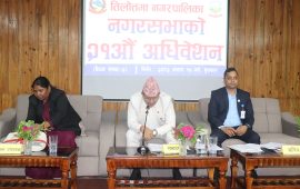 तिलोत्तमाको बजेट ३ अर्ब ५ करोड, सडक मर्मत वर्ष घोषणा
