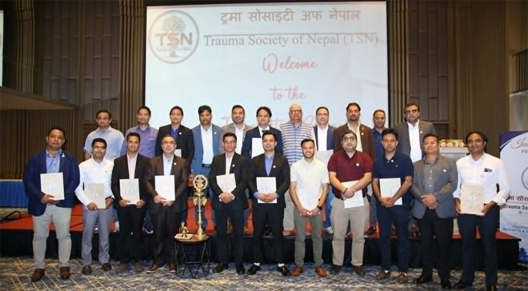 ट्रमा सोसाइटी अफ नेपाल गठन, अध्यक्षमा डा. प्रमोद लामिछाने