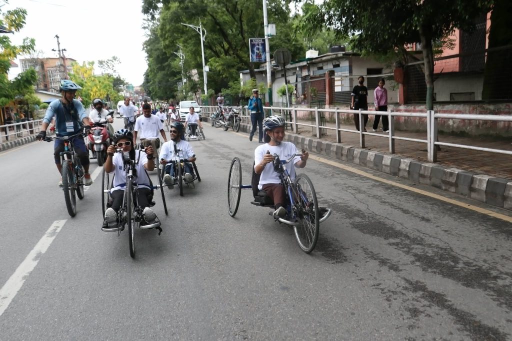 नेपालमै पहिलोपटक पारा टेन्डम र ह्यान्डसाइकलको प्रदर्शन