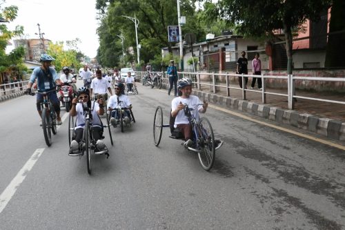 नेपालमै पहिलोपटक पारा टेन्डम र ह्यान्डसाइकलको प्रदर्शन