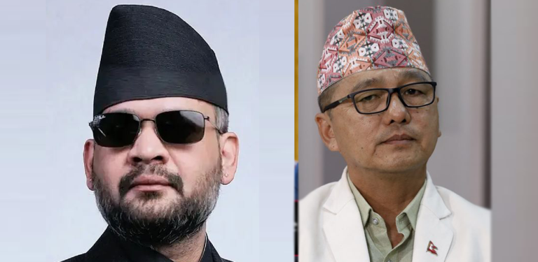 प्रधानमन्त्री शाह र राप्रपाका अध्यक्ष लिङ्देनबीच भेटवार्ता