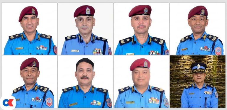 नेपाल प्रहरीका आठ एआईजीको सरुवा : सीआईबीमा चतुर्वेदी, उपत्यकामा राठौर