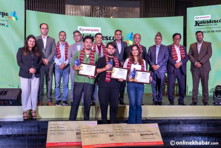 वास्तुकलाका युवा प्रतिभा प्रवर्द्धन गर्दै एसियन पेन्ट्स, थापाथली क्याम्पसका पुरुषोत्तम घिमिरे ‘केलेइडोस्कोप च्याम्पियन’