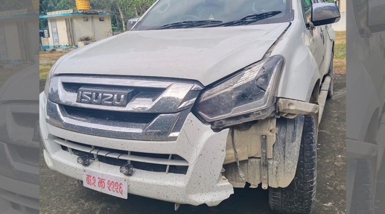 जंगलमा ‘हिट एन्ड रन’ घटनामा संलग्न गाडी सरकारी रहेको खुल्यो