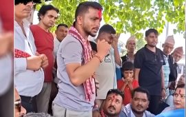 प्रश्नकर्तालाई रास्वपा सांसदको धम्की- ‘हाल्छु, जाक्दिन्छु अनि थाहा हुन्छ’