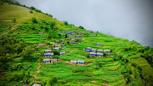 श्रमदानले टर्‍यो नाम्फुको खानेपानी संकट