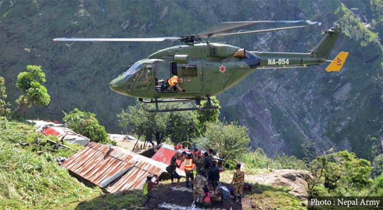 मनसुनजन्य विपद् व्यवस्थापनका लागि नेपाली सेनाको ३ चरणको तयारी