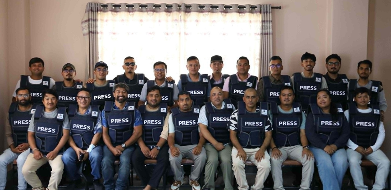 फोटो पत्रकारलाई सुरक्षा तथा जोखिम व्यवस्थापन सम्बन्धी तालिम