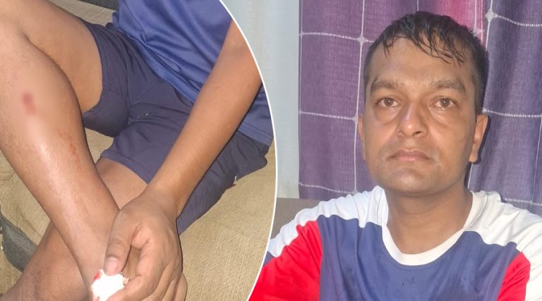 लहानमा ड्युटीमा रहेका प्रहरी हवलदार घाइते
