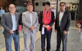 श्रीलंकाबाट स्वदेश फर्किए प्रचण्ड