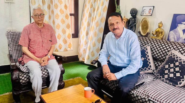 कोइराला निवासमा शेखर-प्रकाशशरण भेटवार्ता