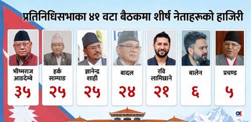संसद्‌मा बालेनभन्दा थोरै जान्छन् प्रचण्ड