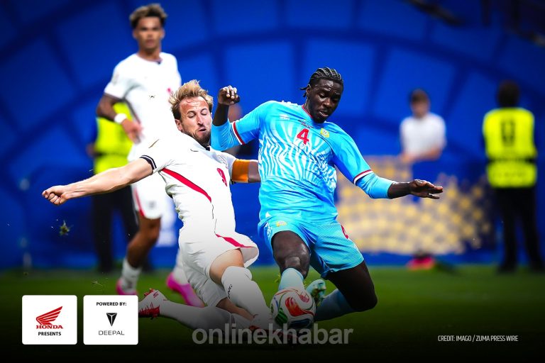 केनको गोलमा इंग्ल्यान्डले फर्कायो बराबरी गोल