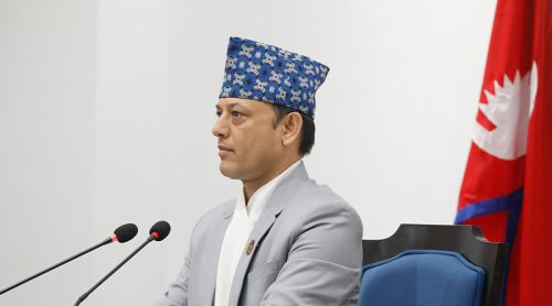 विपद् पूर्वतयारी, राहत र उद्धारको विषयमा सभामुखले गराए सरकारको ध्यानार्षण