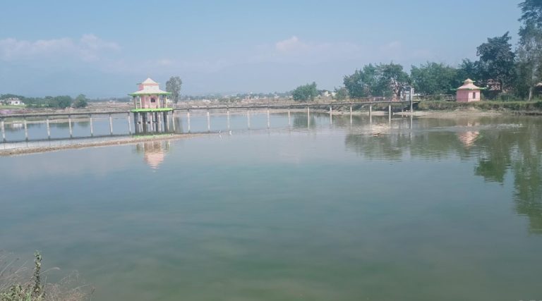 प्रचारप्रसार नहुँदा ओझेलमा तुलसीपुरको गौरीगाउँ ताल