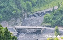 गुल्मीको डहरेखोलामा पक्की पुल सञ्चालनमा, जोखिमपूर्ण यात्रा गर्नुपर्ने बाध्यता अन्त्य