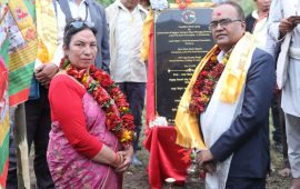 सोलुखुम्बुमा भारतीय सहयोगमा ‘ङग्युर ञिङ्मा पल्युल दोङग क्षोलिङ्ग’ गुम्बाको शिलान्यास