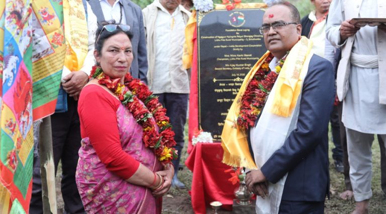 सोलुखुम्बुमा भारतीय सहयोगमा ‘ङग्युर ञिङ्मा पल्युल दोङग क्षोलिङ्ग’ गुम्बाको शिलान्यास