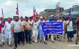 कप्तानगञ्ज घटनालाई लिएर कल्याणपुरमा सद्‌भाव र्‍याली
