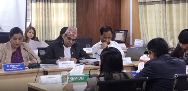 सुकुमवासी व्यवस्थापनबारे जानकारी गराउन संसदीय समितिको निर्देशन