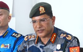 सीमा क्षेत्रमा हुने अपराध नियन्त्रण गर्न सशस्त्र प्रहरी प्रतिबद्ध छ : महानिरीक्षक पौडेल