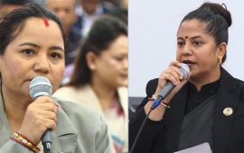 संसद्‌मा कांग्रेसका दुई सांसदको एउटै भाषण