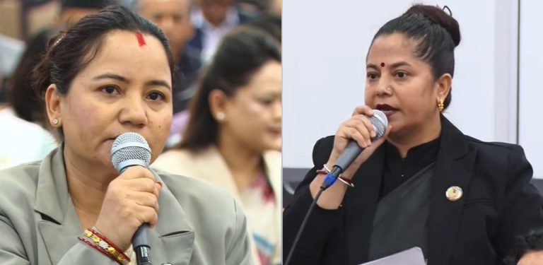 संसद्‌मा कांग्रेसका दुई सांसदको एउटै भाषण