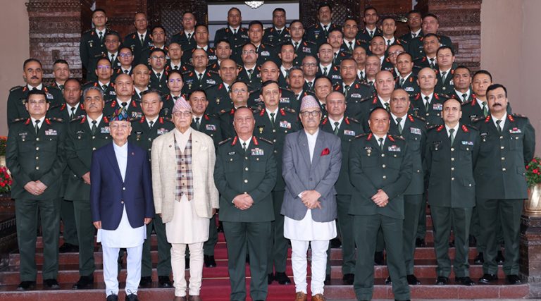 हायर कमान्ड तालिम सम्पन्न, महासेनानी बज्राचार्य बने बेस्ट स्टुडेन्ट अफिसर