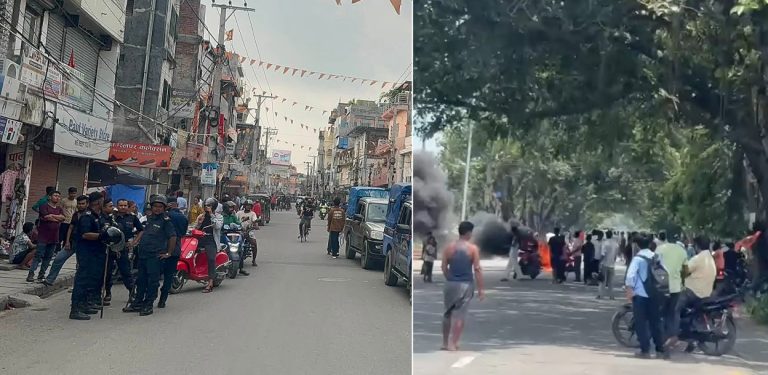 सुनसरी-मोरङमा आज पनि प्रदर्शन, पूर्वपश्चिम राजमार्ग अवरुद्ध