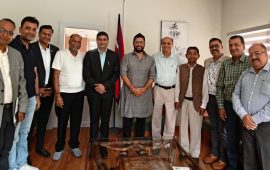 रवि लामिछानेसँग वीरगञ्ज सडक विस्तार अन्योलबारे छलफल
