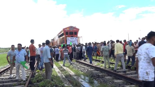 कोलकाताबाट कार्गो रेल विराटनगर आइपुग्दा निजी क्षेत्रमा उत्साह