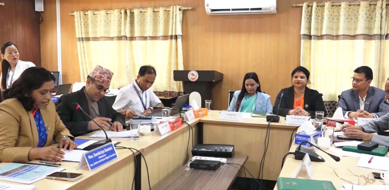 बाल सुधारगृहका बालबालिकाको मानव अधिकार अवस्थाबारेको प्रतिवेदन पेस