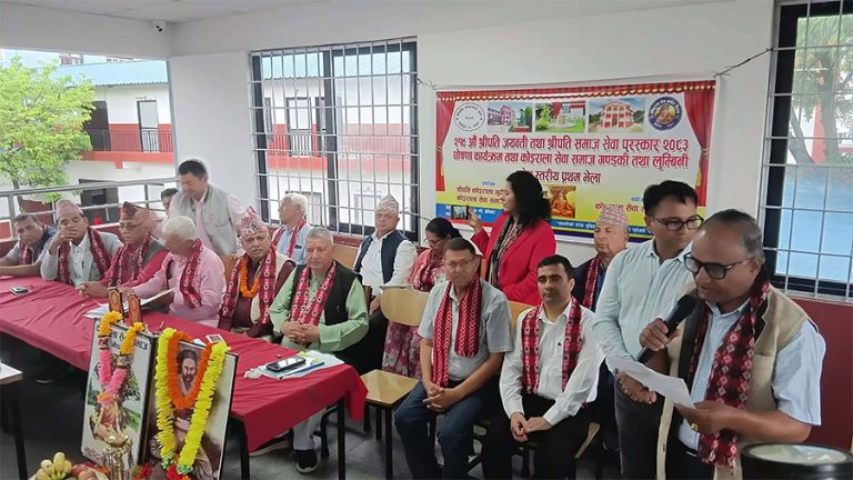 मानव सेवा आश्रमलाई २ लाख २२ हजार २२२ रुपैयाँको श्रीपति समाज सेवा पुरस्कार