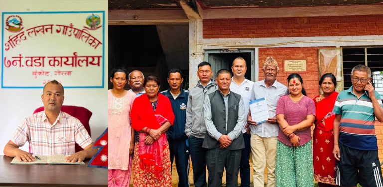 यी वडाअध्यक्ष जसले गठन गरे साउन १ मै उपभोक्ता समिति, दसैँअघि सबै योजना सक्ने लक्ष्य