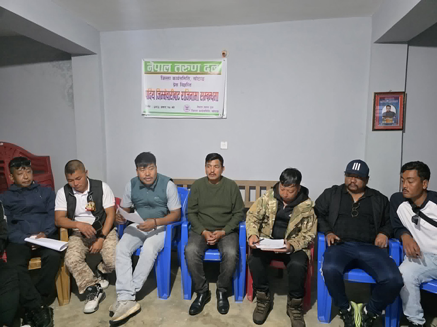 खोटाङ तरुण दलमा असन्तुष्टि, अध्यक्षसहित ४० युवाले दिए राजीनामा