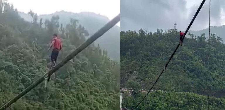 मुग्लिन पुलबाट हाम फाल्न खोजेका व्यक्तिको उद्धार