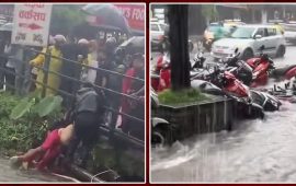 पोखराका सडकमै भेलबाढी : अहिले आमा–छोरी निल्यो, पहिले धेरैलाई बगायो