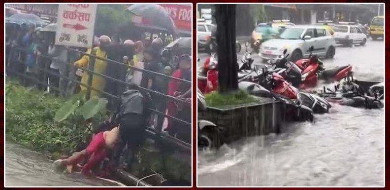 पोखराका सडकमै भेलबाढी : अहिले आमा–छोरी निल्यो, पहिले धेरैलाई बगायो
