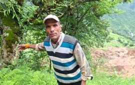 खेत लगिसक्यो, घर छाडेर विस्थापित