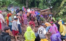 बाजुरामा पहिरोले दुई घरमा क्षति, दुई जना घाइते, एक बेपत्ता
