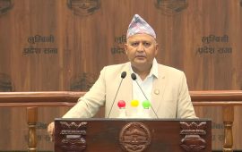 विश्वासको मत लिँदै लुम्बिनीका मुख्यमन्त्री : कांग्रेस र जनमत विपक्षमा, राप्रपा तटस्थ