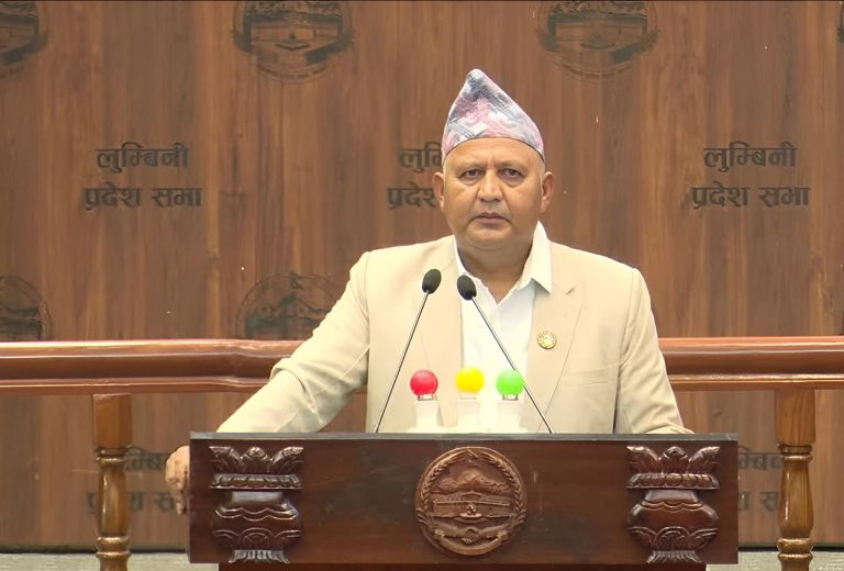 चार दल लुम्बिनीका मुख्यमन्त्रीको पक्षमा, कांग्रेस र जनमत विपक्षमा