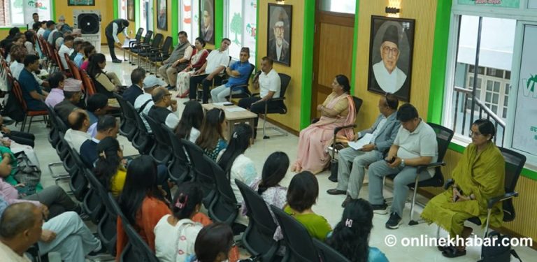 कांग्रेस बैठकमा उठ्यो स्वत: महाधिवेशन प्रतिनिधि बन्न पाउनु पर्ने माग