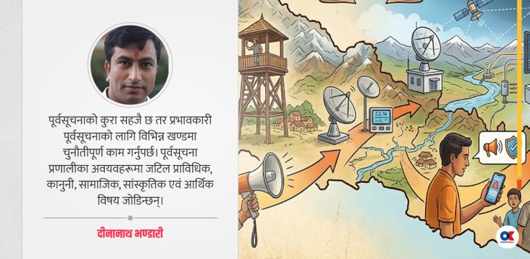 प्रकोप पूर्वसूचना प्रणालीको ऐतिहासिक यात्रा र अब लिनुपर्ने कदम