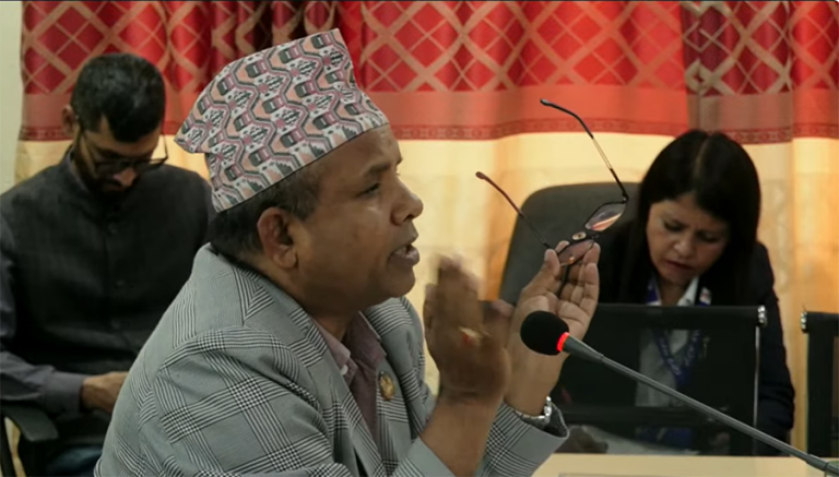 नेकपा सांसद विश्वकर्माको प्रश्न : रास्वपाले कार्यकारी प्रमुखको पूर्वअभ्यास गर्न खोजेको हो ?