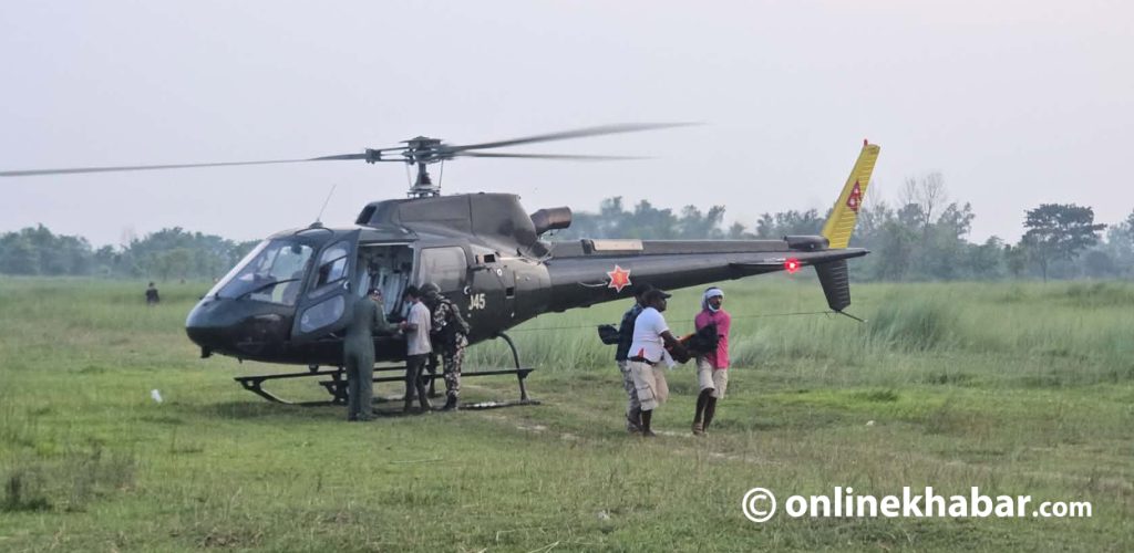 हेलिकप्टरमार्फत घर पुर्‍याइयो गणेश यादवको शव, गागन खोलामा दाहसंस्कार गरिने