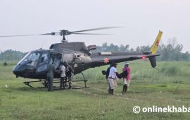 हेलिकप्टरमार्फत घर पुर्‍याइयो गणेश यादवको शव, गागन खोलामा दाहसंस्कार गरिने