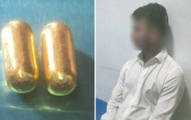 पेटभित्र लुकाएर ल्याएको सुनसहित विमानस्थलमा बंगलादेशी नागरिक पक्राउ