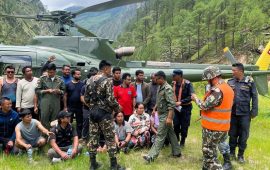 सेनाद्वारा आज मात्रै ६०२ जनाको हवाई उद्धार, त्रिशूलीमा ३३८ को उपचार