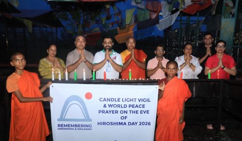 हिरोशिमा दिवसमा लुम्बिनीमा दीप प्रज्ज्वलन, वृक्षरोपण र शान्ति प्रार्थना